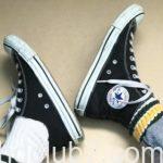 コンバースのオールスターハイカットをローカットに改造