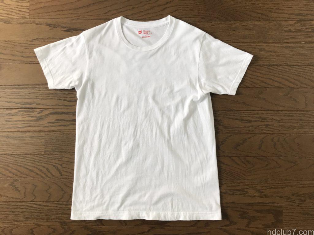 10回着用したヘインズのジャパンフィットのパックT