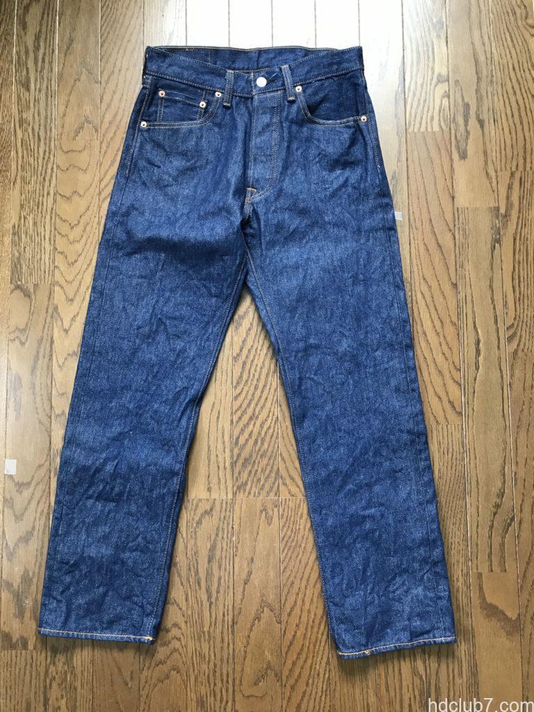 リーバイス501シュリンクトゥフィットの初洗い後