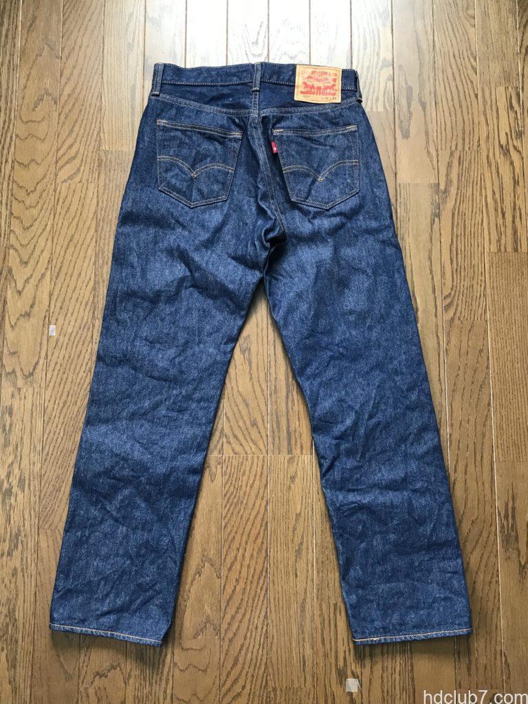 リーバイス501シュリンクトゥフィットの初洗い後