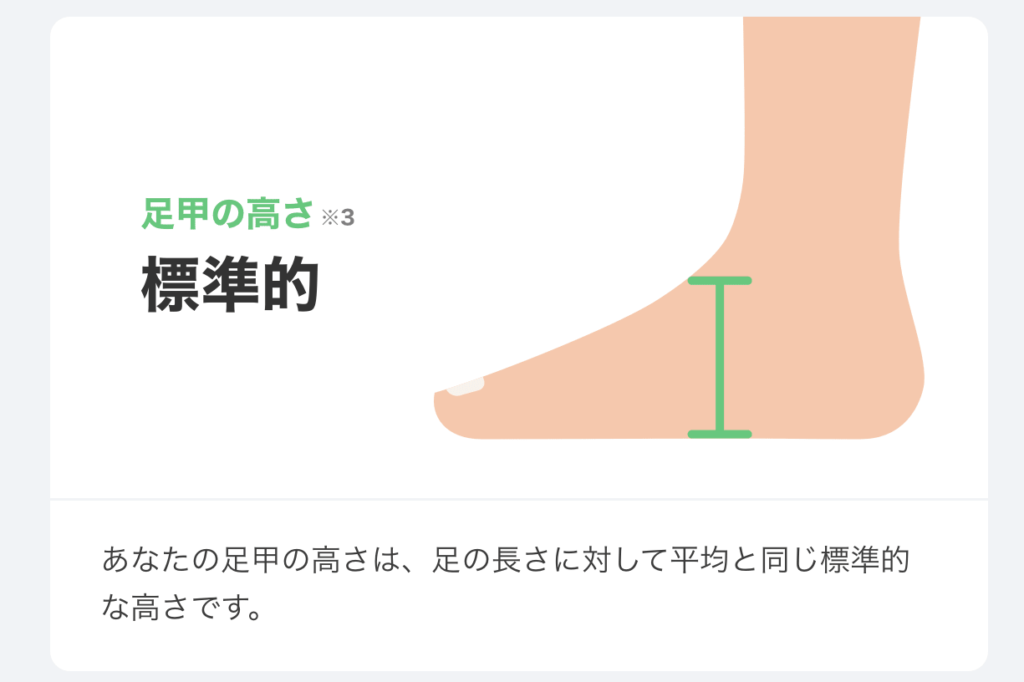 ゾゾマットの計測結果