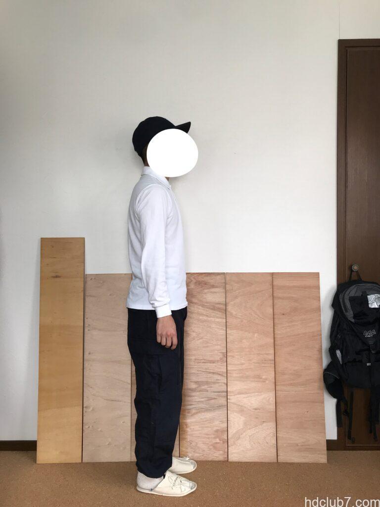 プロッパーのBDUカーゴパンツのネイビーのドローコードを絞って穿いた人