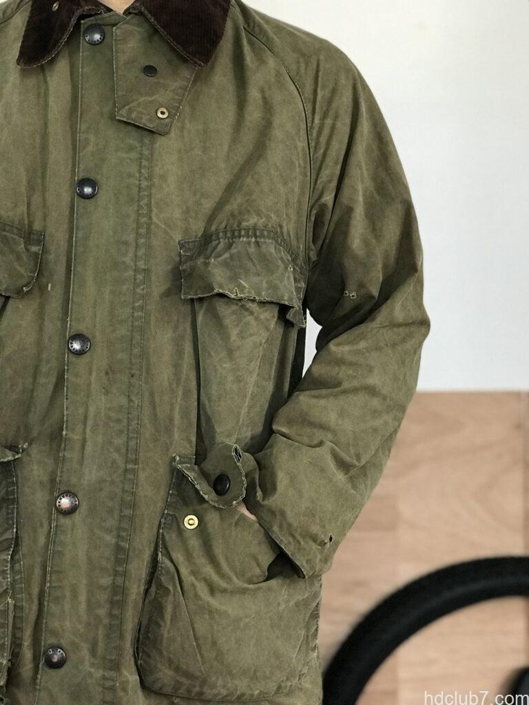 2度のオイル抜きと洗濯をした4つポケビデイルを着た人