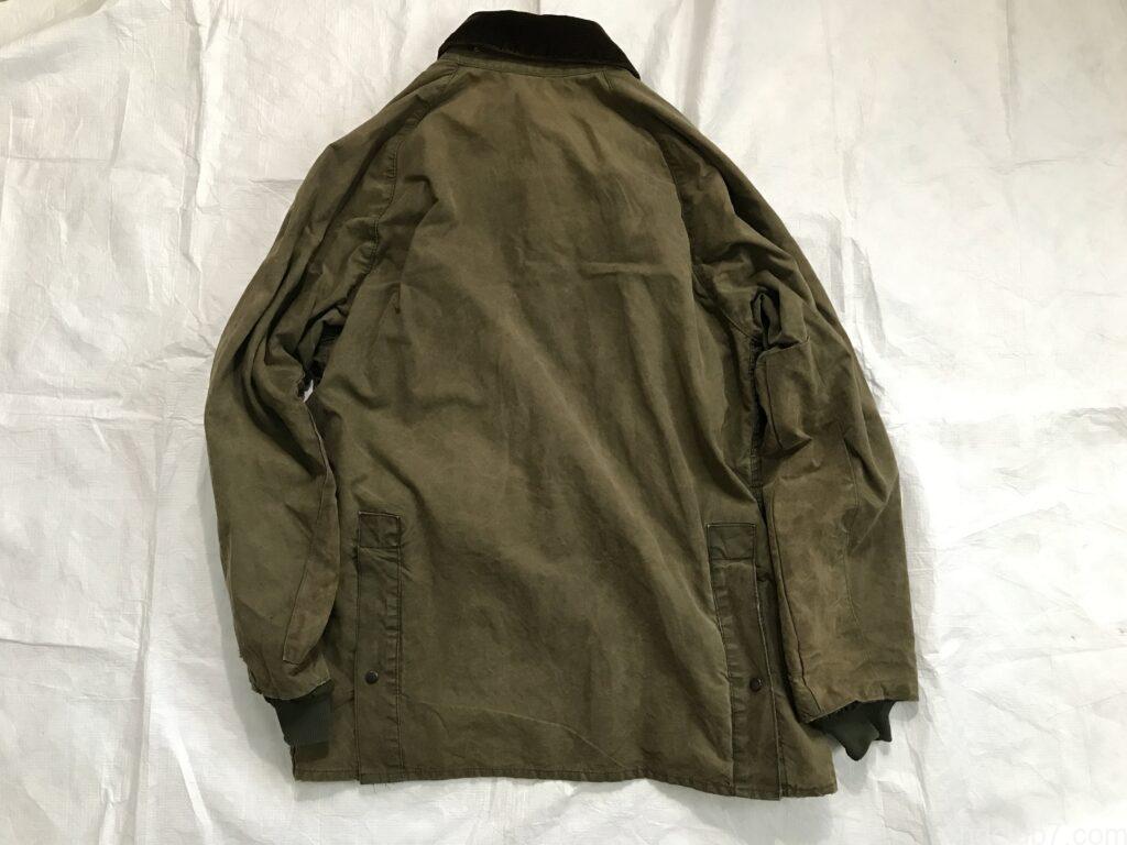 2度のオイル抜きと洗濯をしたバブアーの4つポケビデイル