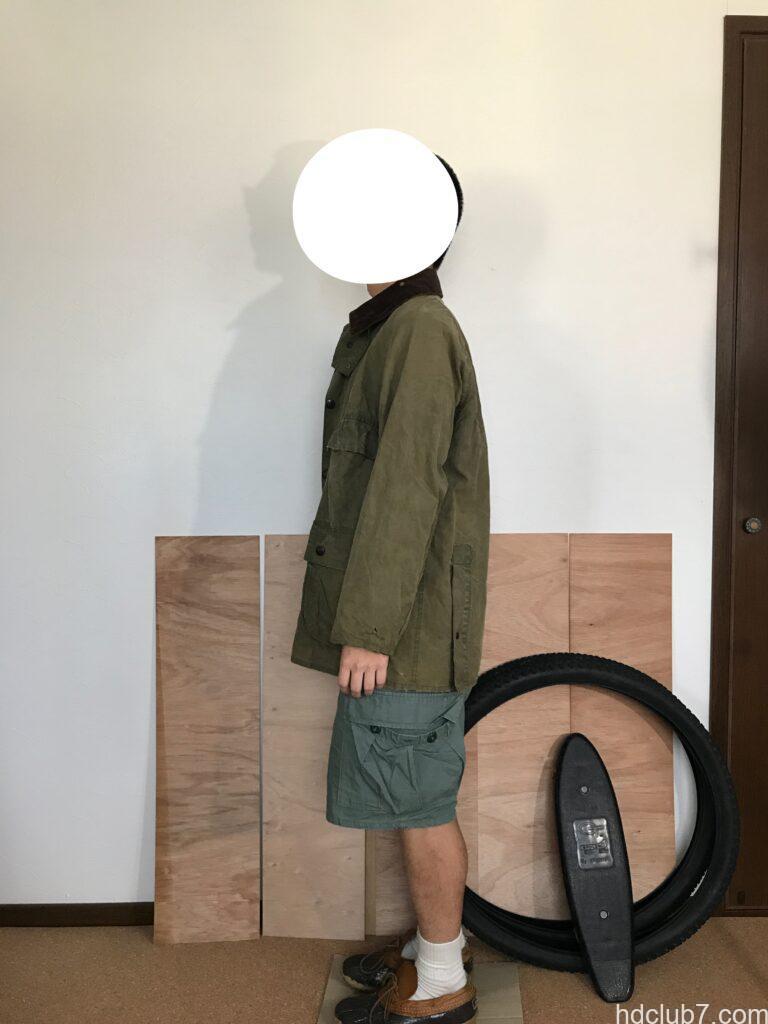 2度のオイル抜きと洗濯をした4つポケビデイルを着た人