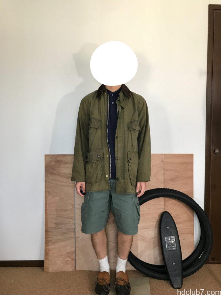 2度のオイル抜きと洗濯をした4つポケビデイルを着た人