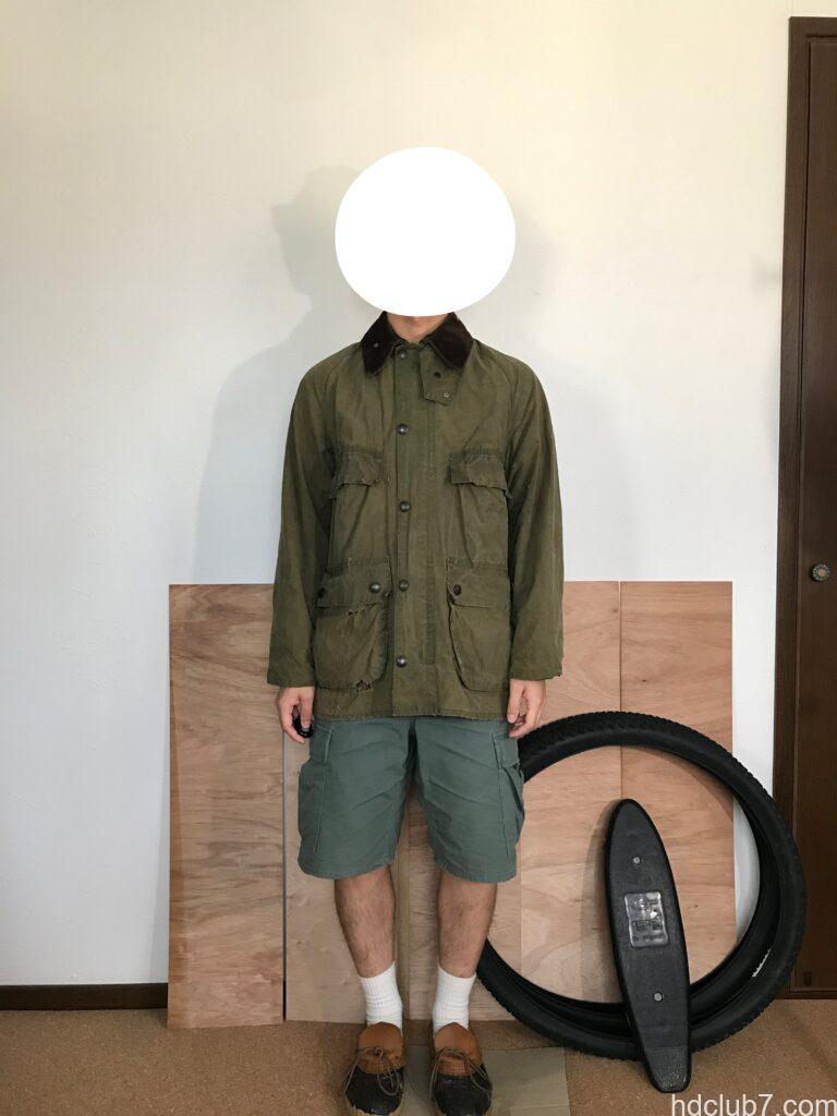 2度のオイル抜きと洗濯をした4つポケビデイルを着た人