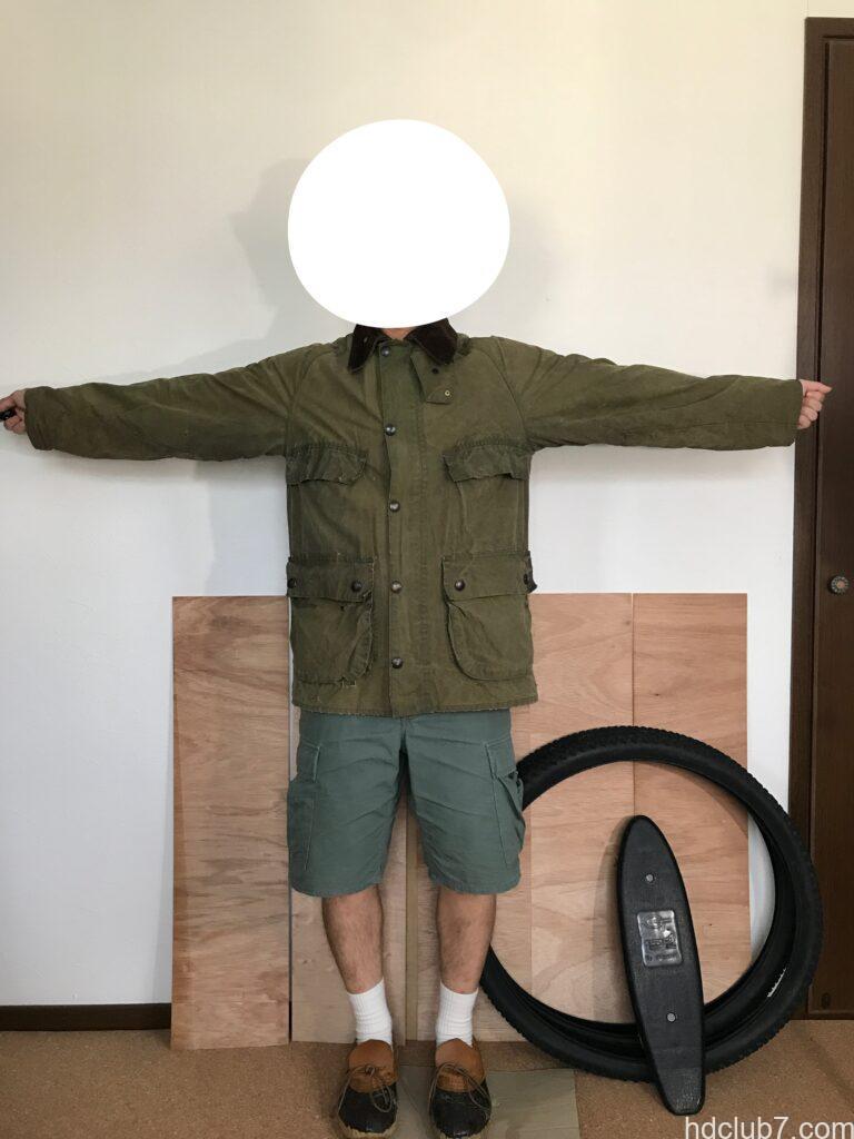 2度のオイル抜きと洗濯をした4つポケビデイルを着た人