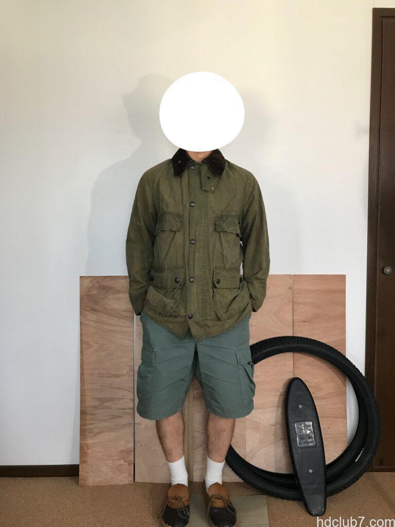 2度のオイル抜きと洗濯をした4つポケビデイルを着た人