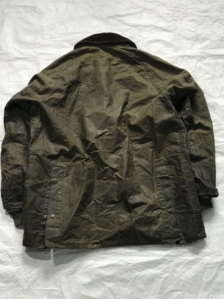 バブアービデイルのビンテージの背中