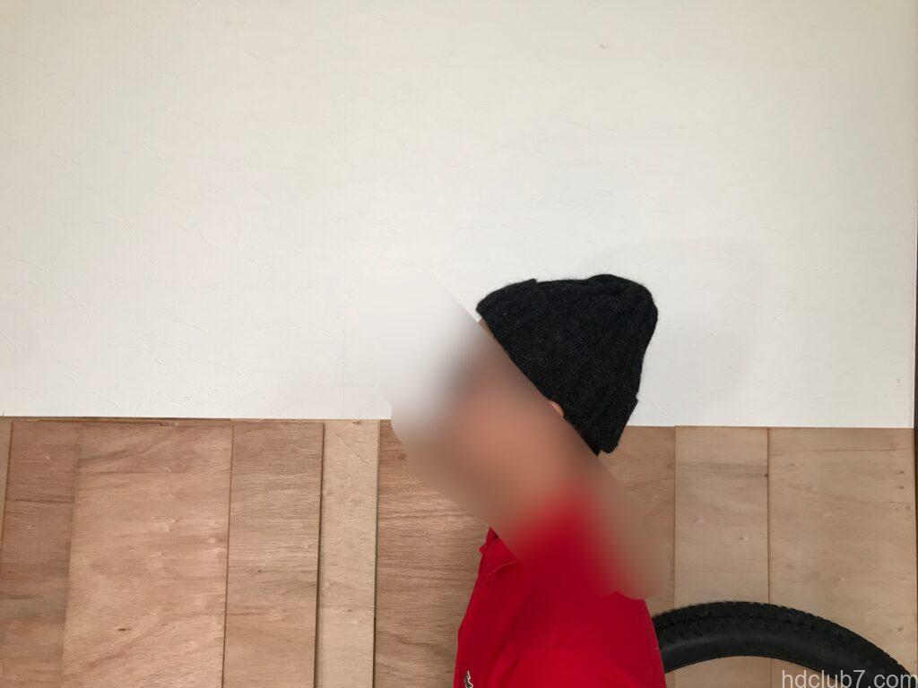 ハイランド2000のアルパカのニット帽を被った人