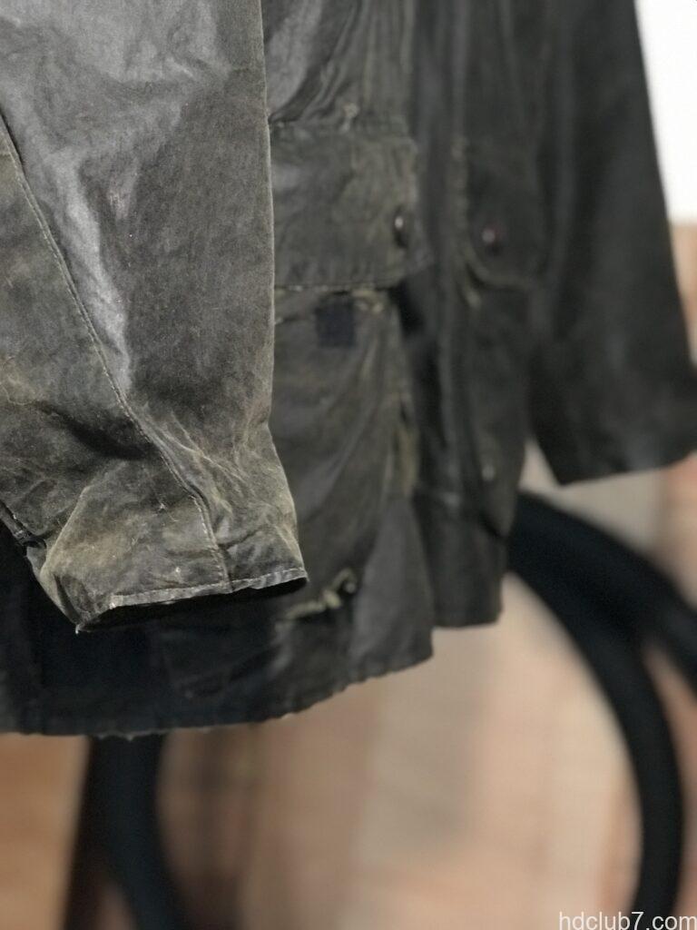 リプルーフしてシャワーでべたつきを取った後のバブアービデイル