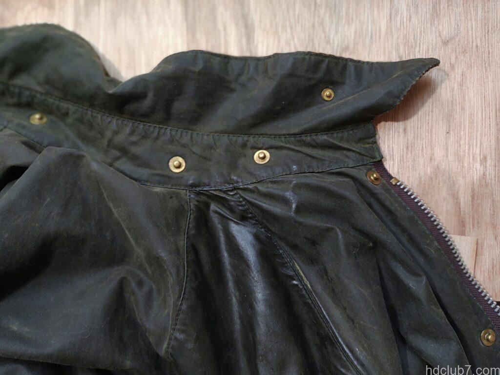 オイルを塗り足したバブアーのビデイル